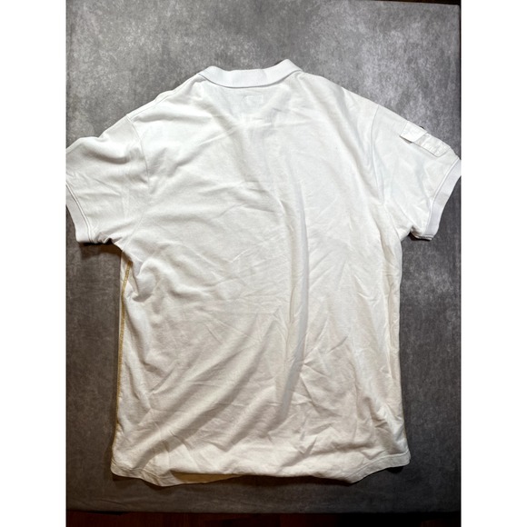 Y2K Hustle Gang 'Lone Brave' White AOP Polo Shirt 2XL - Picture 8 of 8